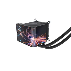 Twisted Minds VISION360 TM-VISION360-B 360mm AIO Liquid CPU Cooler with LCD Display - Black
